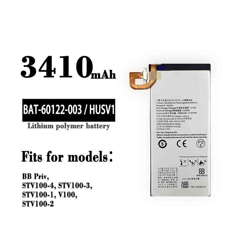 Batterie de remplacement pour Blackberry Priv, BAT-60122-003 Batterie de remplacement pour Blackberry Priv, BAT-60122-003